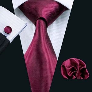 Burgundy Necktie Boxset